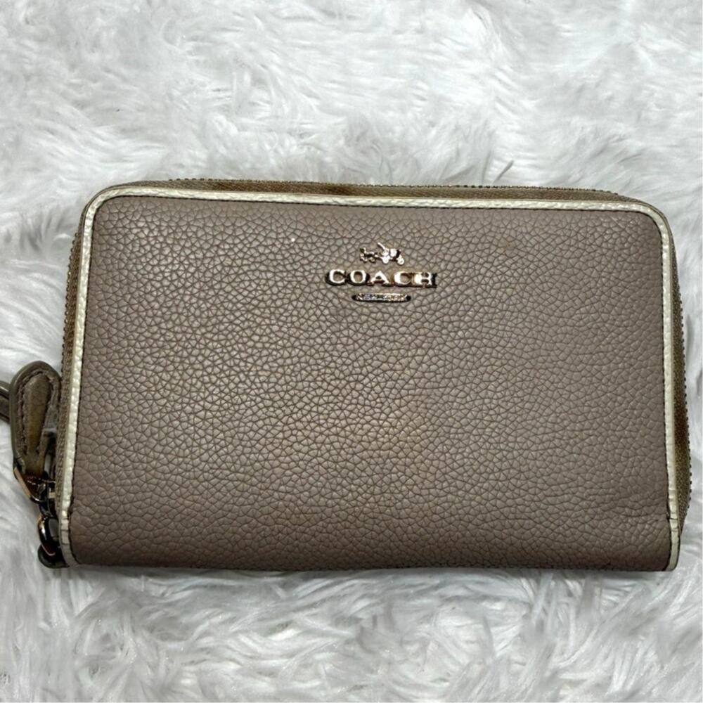 Coach Medium ID Zip Around Wallet